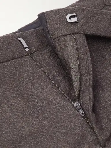 Thom Sweeney Slim-Fit Tapered Wool Trousers - Men | Thumbnail 6 Thom Sweeney Slim-Fit Tapered Wool Trousers - Men | Thumbnail 6