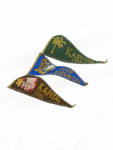 KAPITAL Pennant Ringer Logo-Appliquéd Cotton-Jersey T-Shirt - Men | Thumbnail 5 KAPITAL Pennant Ringer Logo-Appliquéd Cotton-Jersey T-Shirt - Men | Thumbnail 5