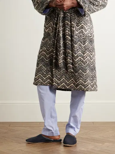 Derek Rose Shearling-Lined Suede Slippers - Men | Thumbnail 2 Derek Rose Shearling-Lined Suede Slippers - Men | Thumbnail 2
