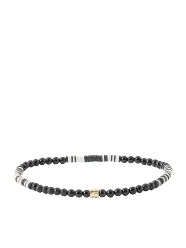 LUIS MORAIS 14-Karat Gold Onyx Beaded Bracelet - Men | Thumbnail 1 LUIS MORAIS 14-Karat Gold Onyx Beaded Bracelet - Men | Thumbnail 1