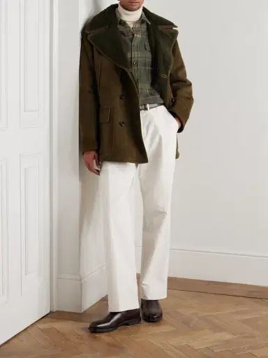 Ralph Lauren Purple Label Cooper Checked Cashmere-Flannel Shirt - Men | Thumbnail 2 Ralph Lauren Purple Label Cooper Checked Cashmere-Flannel Shirt - Men | Thumbnail 2