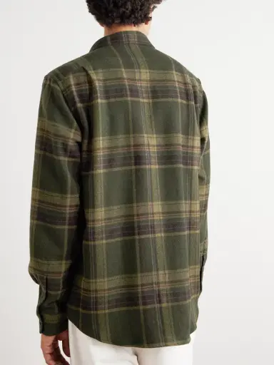 Ralph Lauren Purple Label Cooper Checked Cashmere-Flannel Shirt - Men | Thumbnail 4 Ralph Lauren Purple Label Cooper Checked Cashmere-Flannel Shirt - Men | Thumbnail 4