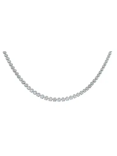 Wish Fine Jewelry 5.00ct Diamond 14K Gold Tennis Necklace | Thumbnail 1 Wish Fine Jewelry 5.00ct Diamond 14K Gold Tennis Necklace | Thumbnail 1