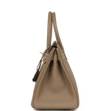 HERMÈS Hermes Birkin 30 Etoupe Togo Gold Hardware | Thumbnail 4 HERMÈS Hermes Birkin 30 Etoupe Togo Gold Hardware | Thumbnail 4