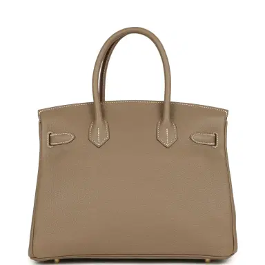 HERMÈS Hermes Birkin 30 Etoupe Togo Gold Hardware | Thumbnail 5 HERMÈS Hermes Birkin 30 Etoupe Togo Gold Hardware | Thumbnail 5
