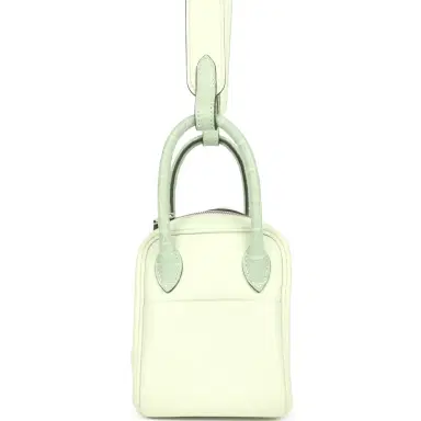 HERMÈS Hermes Mini Lindy Vert Fizz Swift and Matte Alligator Mississppiensis Touch Palladium Hardware | Thumbnail 5 HERMÈS Hermes Mini Lindy Vert Fizz Swift and Matte Alligator Mississppiensis Touch Palladium Hardware | Thumbnail 5
