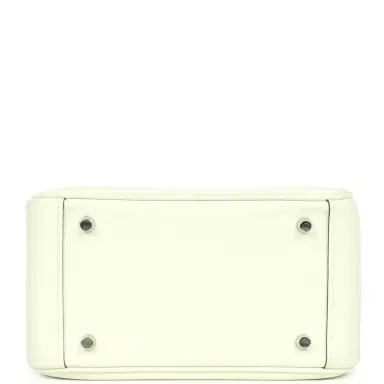 HERMÈS Hermes Mini Lindy Vert Fizz Swift and Matte Alligator Mississppiensis Touch Palladium Hardware | Thumbnail 7 HERMÈS Hermes Mini Lindy Vert Fizz Swift and Matte Alligator Mississppiensis Touch Palladium Hardware | Thumbnail 7