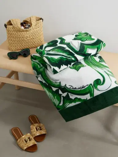 Dolce & Gabbana Printed Cotton-terry Towel | Thumbnail 2 Dolce & Gabbana Printed Cotton-terry Towel | Thumbnail 2