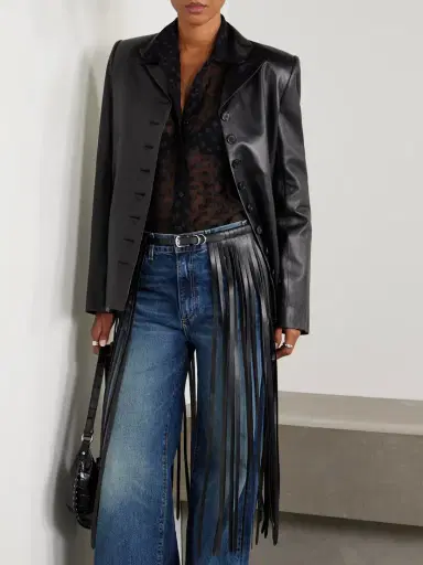 Déhanche Fringed Leather Belt | Thumbnail 2 Déhanche Fringed Leather Belt | Thumbnail 2