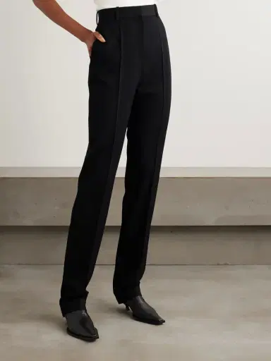 Calvin Klein Collection Lucia Wool Straight-leg Pants | Thumbnail 3 Calvin Klein Collection Lucia Wool Straight-leg Pants | Thumbnail 3