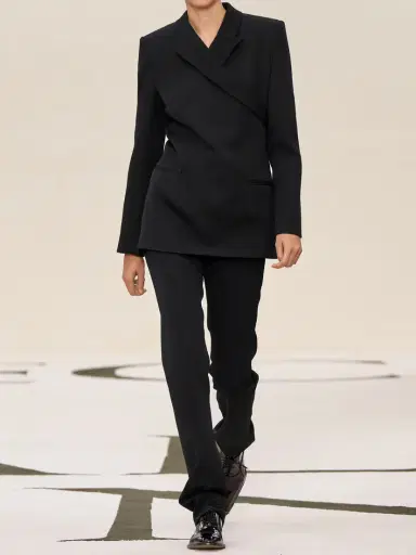 Calvin Klein Collection Lucia Wool Straight-leg Pants | Thumbnail 5 Calvin Klein Collection Lucia Wool Straight-leg Pants | Thumbnail 5