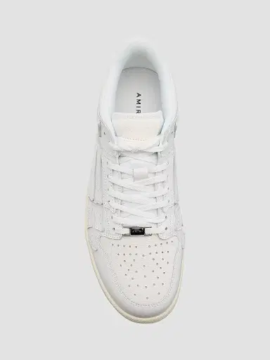 AMIRI Men's Skel Appliqué Leather Low-Top Sneakers - White - Size 8 | Thumbnail 3 AMIRI Men's Skel Appliqué Leather Low-Top Sneakers - White - Size 8 | Thumbnail 3