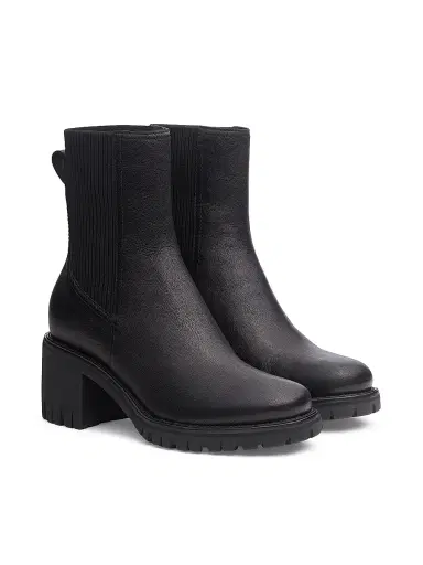 rag & bone Women's Corey Leather Mid-Heel Chelsea Boots - Black | Thumbnail 2 rag & bone Women's Corey Leather Mid-Heel Chelsea Boots - Black | Thumbnail 2