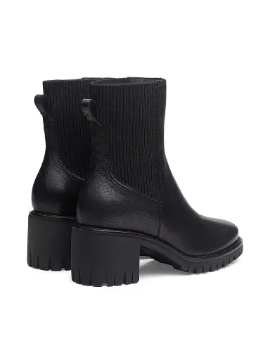 rag & bone Women's Corey Leather Mid-Heel Chelsea Boots - Black | Thumbnail 3 rag & bone Women's Corey Leather Mid-Heel Chelsea Boots - Black | Thumbnail 3