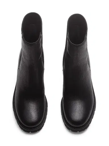 rag & bone Women's Corey Leather Mid-Heel Chelsea Boots - Black | Thumbnail 4 rag & bone Women's Corey Leather Mid-Heel Chelsea Boots - Black | Thumbnail 4