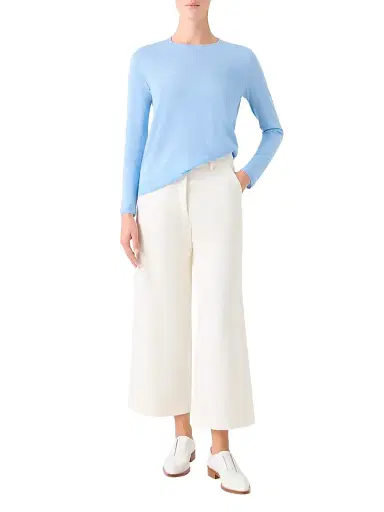 Akris Women's Fine Gauge Cashmere-Silk Sweater | Thumbnail 2 Akris Women's Fine Gauge Cashmere-Silk Sweater | Thumbnail 2