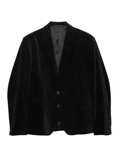 Prada Men's Single-Breasted Cotton Jacket - Black | Thumbnail 1 Prada Men's Single-Breasted Cotton Jacket - Black | Thumbnail 1