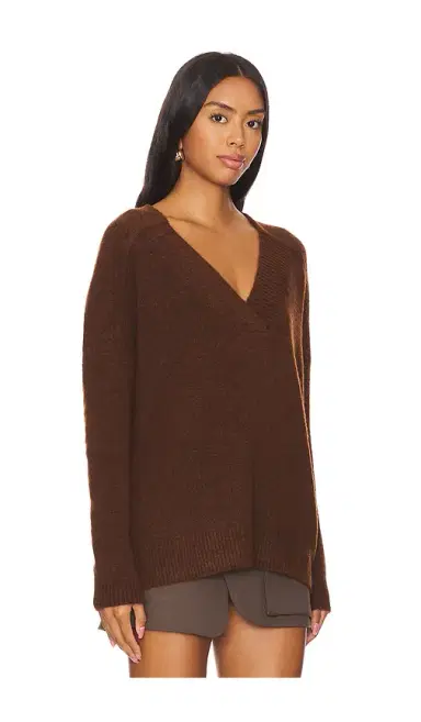 Central Park West Yorke Oversized Vneck | Thumbnail 2 Central Park West Yorke Oversized Vneck | Thumbnail 2