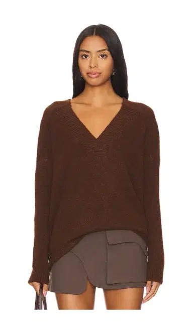 Central Park West Yorke Oversized Vneck | Thumbnail 1 Central Park West Yorke Oversized Vneck | Thumbnail 1