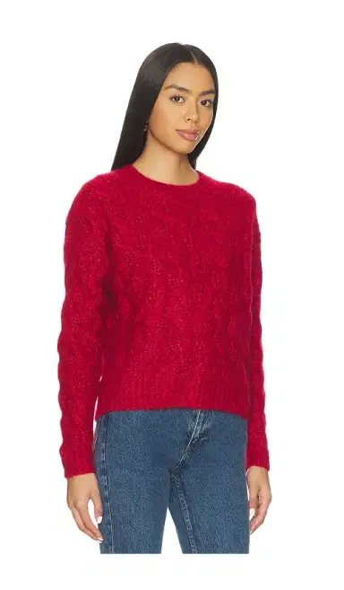Autumn Cashmere Cable Crew Sweater | Thumbnail 2 Autumn Cashmere Cable Crew Sweater | Thumbnail 2