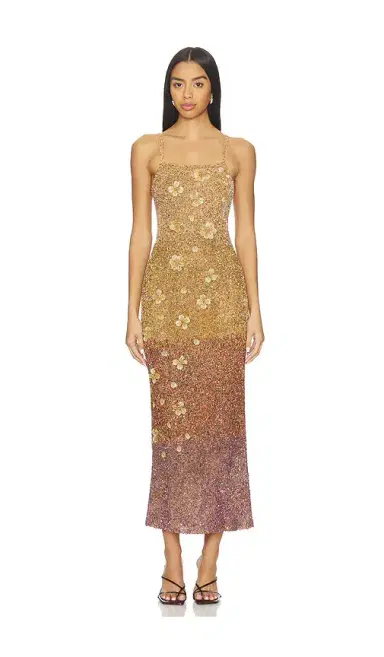 LA FUORI Alessia Sovereign Ombre Midi Dress | Thumbnail 1 LA FUORI Alessia Sovereign Ombre Midi Dress | Thumbnail 1