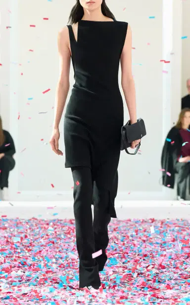 Courrèges Double Hem Interlock Pants | Thumbnail 2 Courrèges Double Hem Interlock Pants | Thumbnail 2