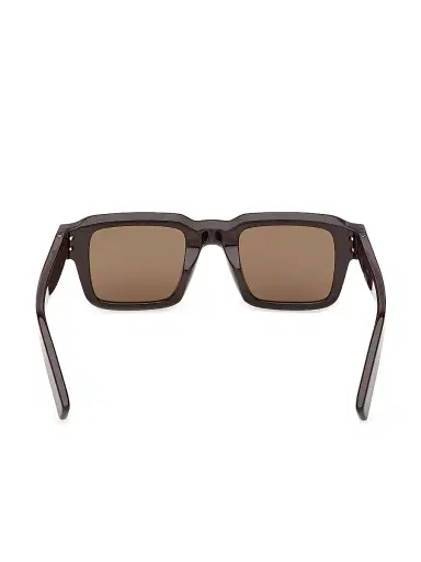 Zegna Men's 48MM Square Sunglasses - Dark Brown | Thumbnail 5 Zegna Men's 48MM Square Sunglasses - Dark Brown | Thumbnail 5