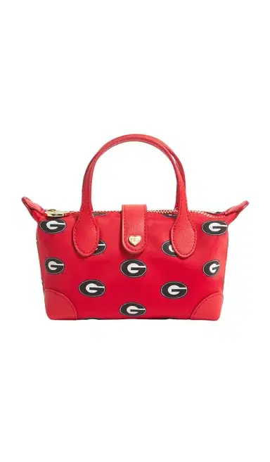 Stoney Clover Lane University Of Georgia Printed Nylon Pouchette Crossbody | Thumbnail 1 Stoney Clover Lane University Of Georgia Printed Nylon Pouchette Crossbody | Thumbnail 1