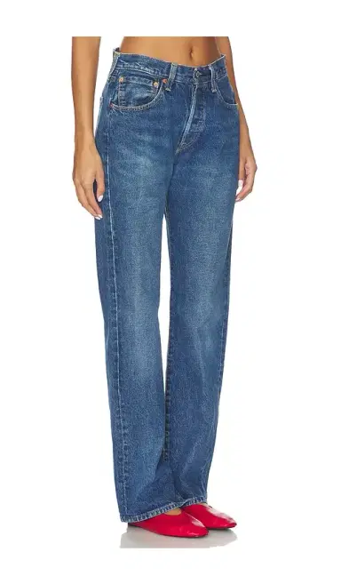 aligrace Vintage Relaxed Split Jeans | Thumbnail 2 aligrace Vintage Relaxed Split Jeans | Thumbnail 2