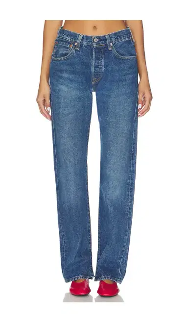 aligrace Vintage Relaxed Split Jeans | Thumbnail 1 aligrace Vintage Relaxed Split Jeans | Thumbnail 1