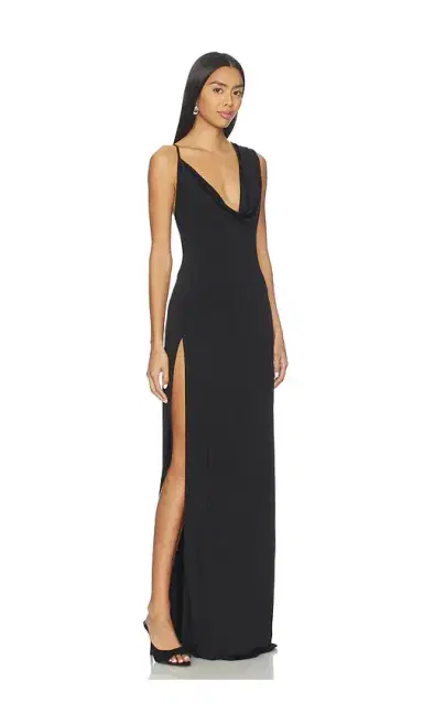 NBD Tessa Draped Shoulder Maxi Dress | Thumbnail 2 NBD Tessa Draped Shoulder Maxi Dress | Thumbnail 2