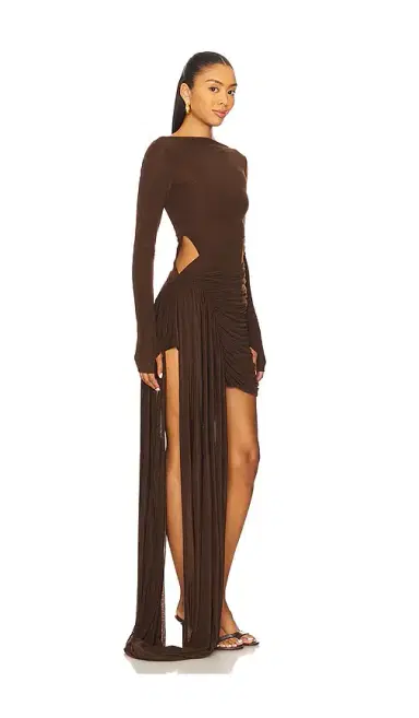 Misha The Sari Stocking Mini Dress | Thumbnail 2 Misha The Sari Stocking Mini Dress | Thumbnail 2