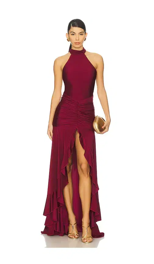 Zelma High Neck Maxi Dress Zelma High Neck Maxi Dress