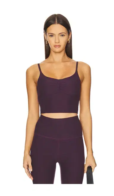 Beyond Yoga Spacedye Raised The Barre Shirred Cropped Tank Top | Thumbnail 1 Beyond Yoga Spacedye Raised The Barre Shirred Cropped Tank Top | Thumbnail 1