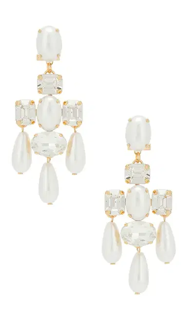 Anton Heunis Omega Clasp Chandelier Earrings | Thumbnail 1 Anton Heunis Omega Clasp Chandelier Earrings | Thumbnail 1