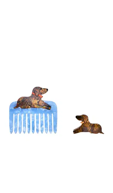 Solar Eclipse Hand-Painted Dachshund Handbag Heroes Edit Gift Set | Thumbnail 1 Solar Eclipse Hand-Painted Dachshund Handbag Heroes Edit Gift Set | Thumbnail 1