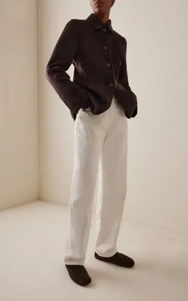 The Row Leo Shearling Loafers | Thumbnail 2 The Row Leo Shearling Loafers | Thumbnail 2
