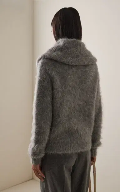TOTEME Alpaca-Blend Turtleneck Sweater | Thumbnail 4 TOTEME Alpaca-Blend Turtleneck Sweater | Thumbnail 4