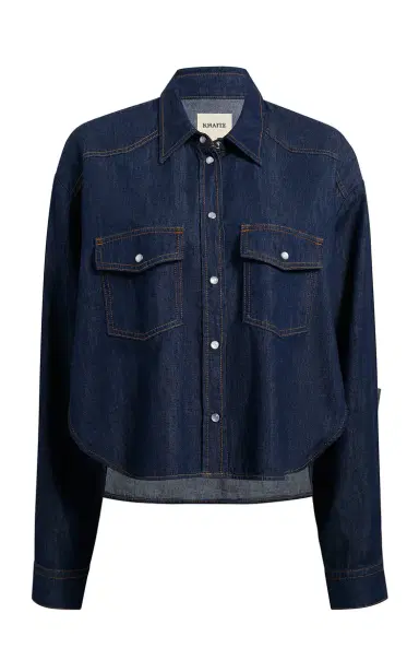 Khaite Grenon Chambray Shirt | Thumbnail 6 Khaite Grenon Chambray Shirt | Thumbnail 6