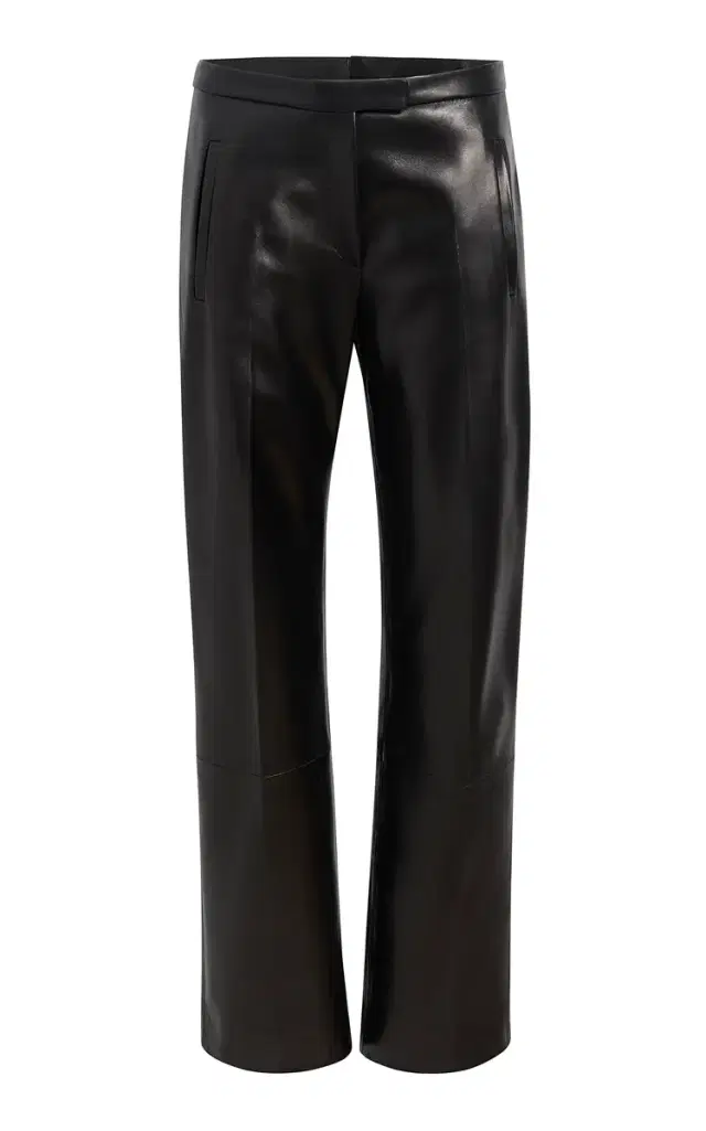 Miles Plongé Leather Straight-Leg Pants Miles Plongé Leather Straight-Leg Pants