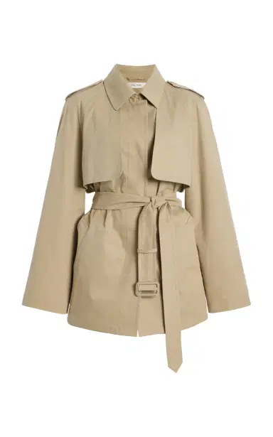 The Row Tavoris Cotton Trench Jacket | Thumbnail 1 The Row Tavoris Cotton Trench Jacket | Thumbnail 1