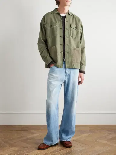 OrSlow Cotton Overshirt - Men | Thumbnail 2 OrSlow Cotton Overshirt - Men | Thumbnail 2