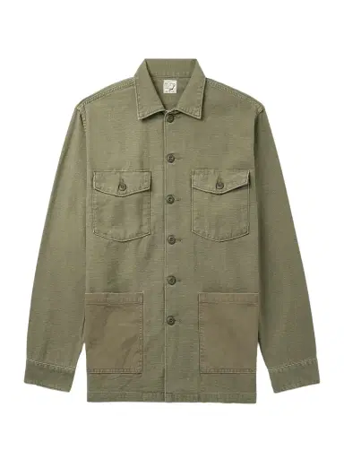 OrSlow Cotton Overshirt - Men | Thumbnail 1 OrSlow Cotton Overshirt - Men | Thumbnail 1