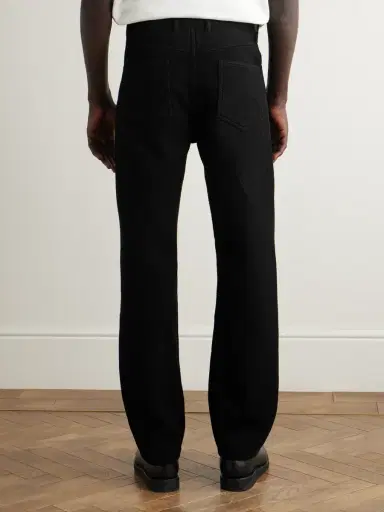 Blue Blue Japan Sashiko Straight-Leg Textured-Cotton Trousers - Men | Thumbnail 4 Blue Blue Japan Sashiko Straight-Leg Textured-Cotton Trousers - Men | Thumbnail 4