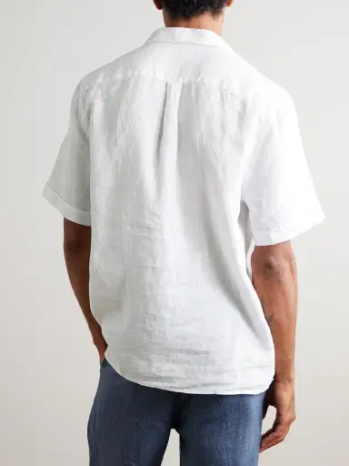 Vilebrequin Charli Convertible-Collar Linen Shirt - Men | Thumbnail 3 Vilebrequin Charli Convertible-Collar Linen Shirt - Men | Thumbnail 3