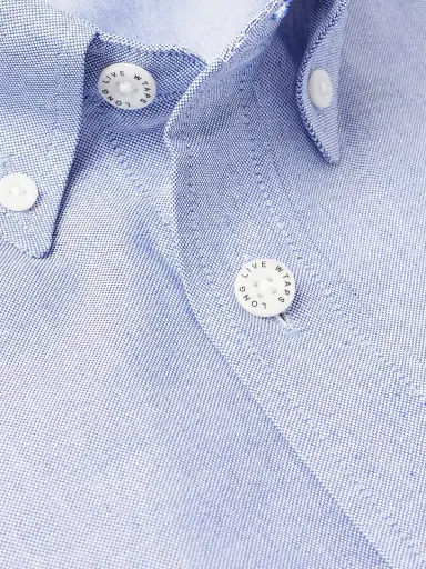 WTAPS Button Down-Collar Logo-Appliquéd COOLMAX® Shirt - Men | Thumbnail 4 WTAPS Button Down-Collar Logo-Appliquéd COOLMAX® Shirt - Men | Thumbnail 4