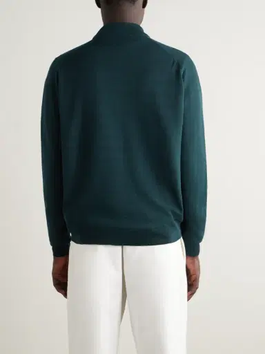 John Smedley 16.Singular Merino Wool Zip-Up Cardigan - Men | Thumbnail 4 John Smedley 16.Singular Merino Wool Zip-Up Cardigan - Men | Thumbnail 4