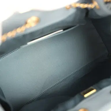 Chanel Chanel Small 25 Hobo Bag Blue Suede Antique Gold Hardware | Thumbnail 7 Chanel Chanel Small 25 Hobo Bag Blue Suede Antique Gold Hardware | Thumbnail 7