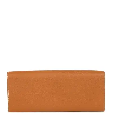 HERMÈS Hermes Maillon Chaine d'Ancre Wallet to Go Gold Epsom Gold Hardware | Thumbnail 4 HERMÈS Hermes Maillon Chaine d'Ancre Wallet to Go Gold Epsom Gold Hardware | Thumbnail 4