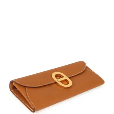 HERMÈS Hermes Maillon Chaine d'Ancre Wallet to Go Gold Epsom Gold Hardware | Thumbnail 6 HERMÈS Hermes Maillon Chaine d'Ancre Wallet to Go Gold Epsom Gold Hardware | Thumbnail 6